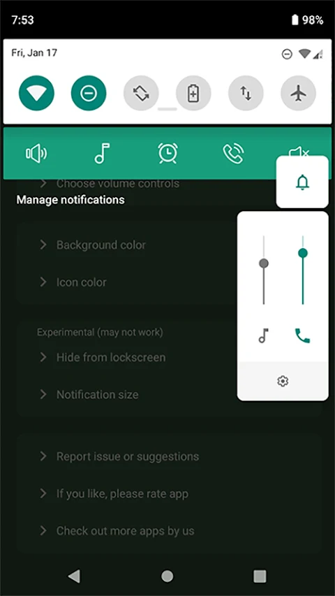 Quick Volume Control screenshot