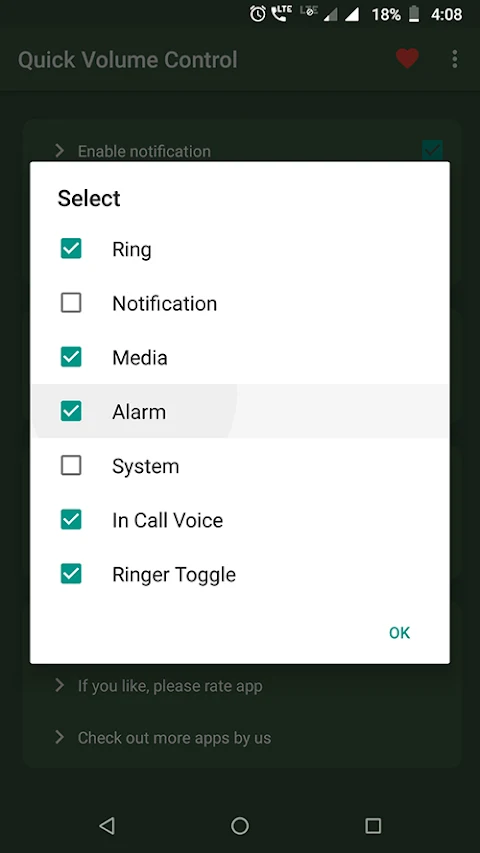 Quick Volume Control screenshot