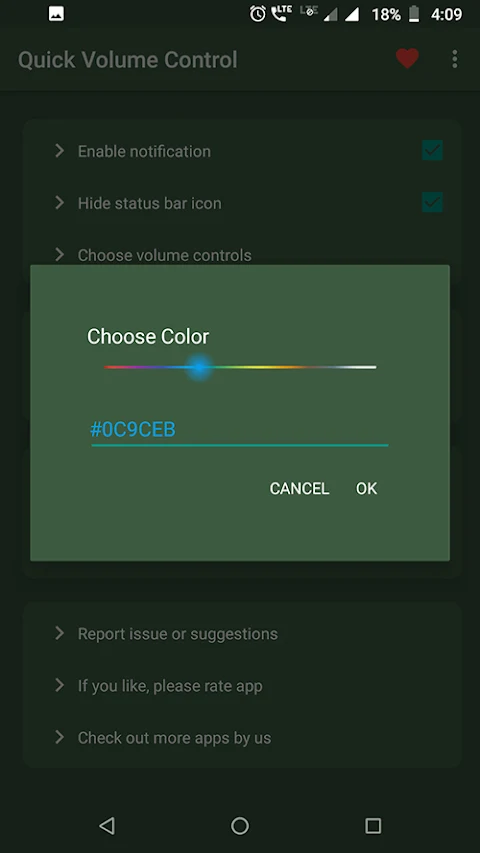 Quick Volume Control screenshot