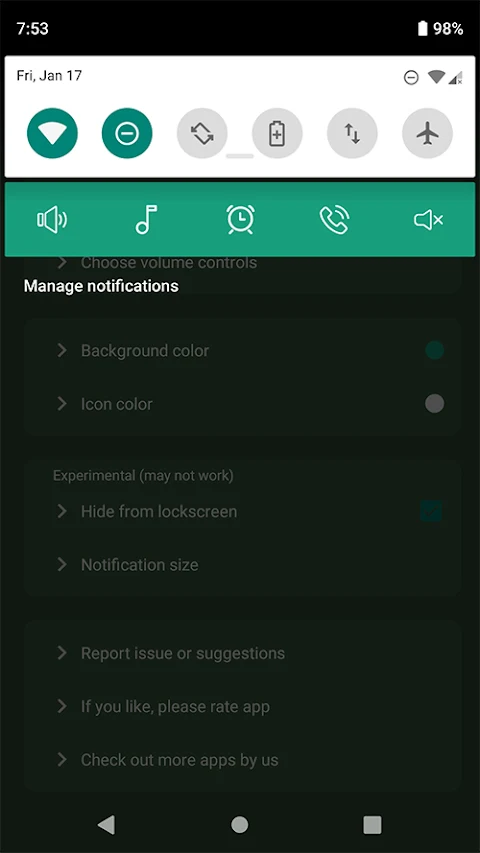 Quick Volume Control screenshot