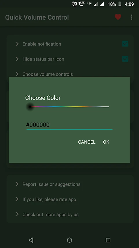 Quick Volume Control screenshot