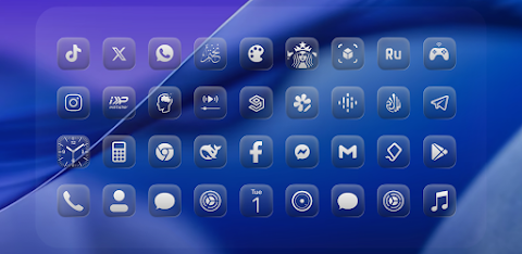 Liquid Glass 27 Icon Pack screenshot