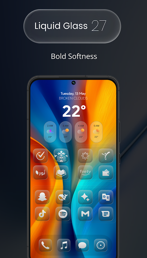 Liquid Glass 27 Icon Pack screenshot