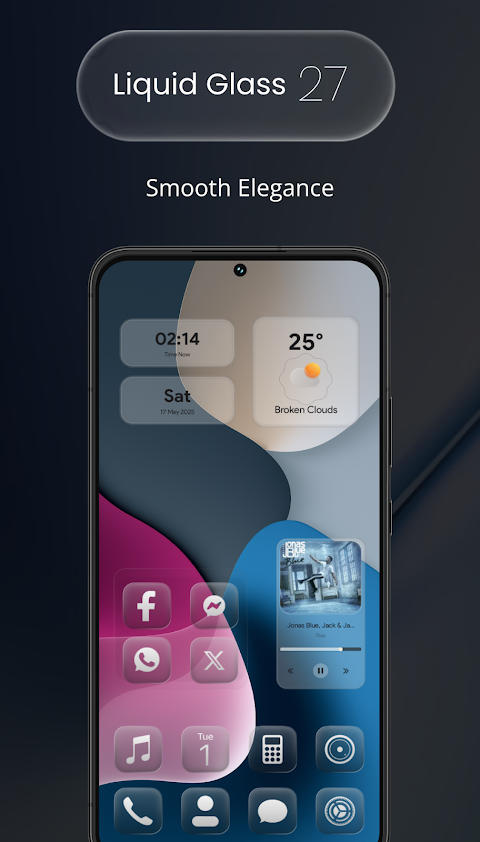 Liquid Glass 27 Icon Pack screenshot
