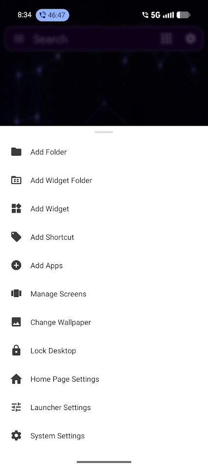 Lucid Launcher 2 screenshot