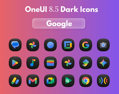 OneUi 8.5 Dark Icons screenshot