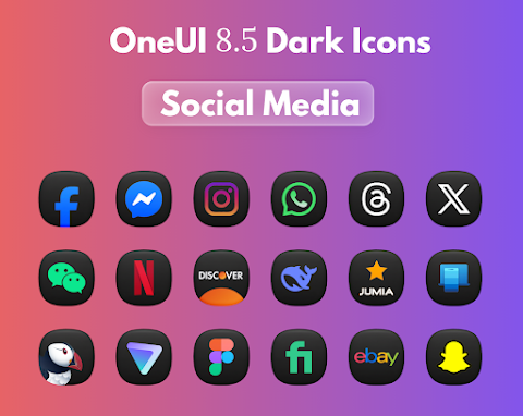 OneUi 8.5 Dark Icons screenshot