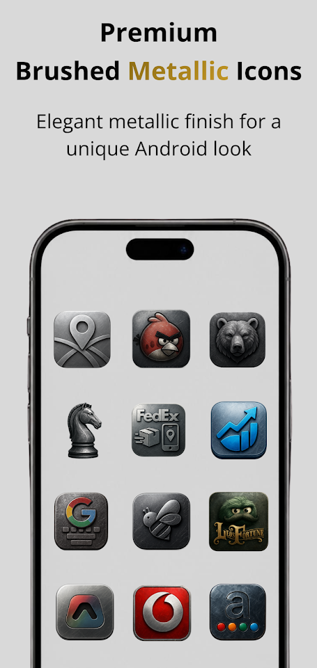 Brushed Metallic Icon Pack screenshot