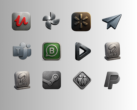 Brushed Metallic Icon Pack screenshot