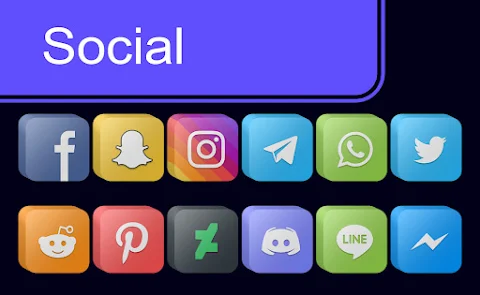 Pixel Cubic 3D – Icon Pack screenshot