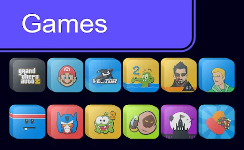 Pixel Cubic 3D – Icon Pack screenshot