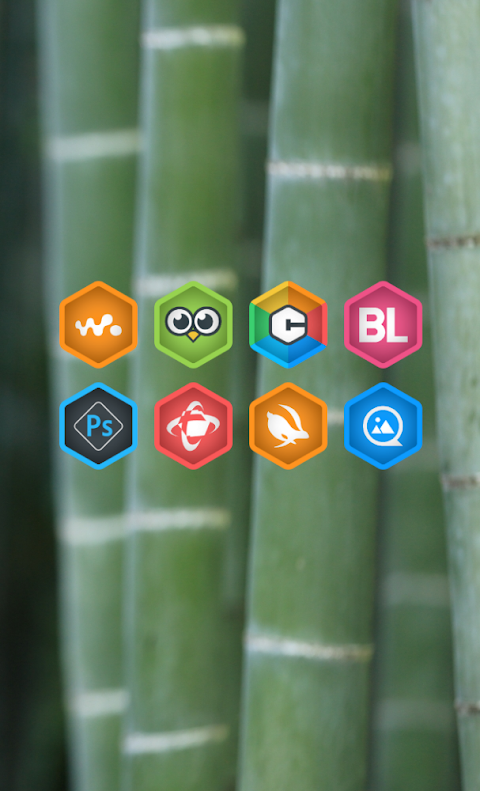 Hexa Crop – Icon Pack screenshot