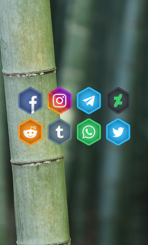 Hexa Crop – Icon Pack screenshot