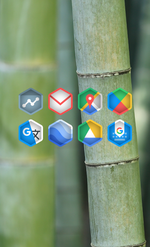 Hexa Crop – Icon Pack screenshot
