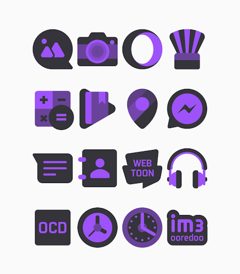 Violet – Purple Icon Pack screenshot