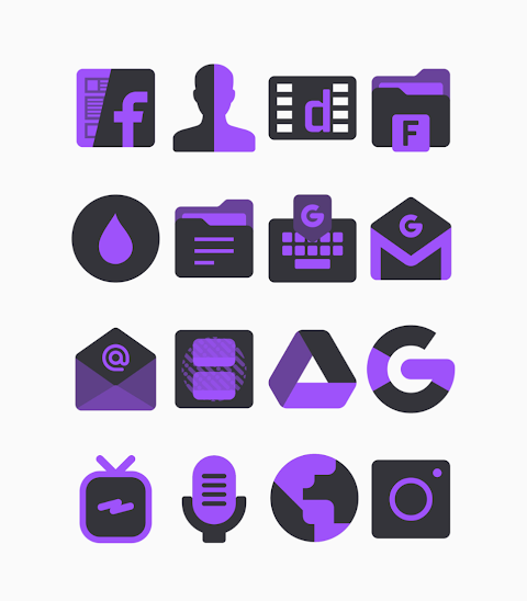 Violet – Purple Icon Pack screenshot
