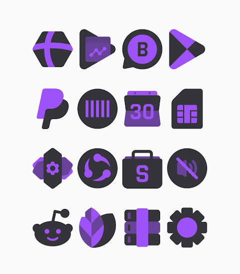 Violet – Purple Icon Pack screenshot