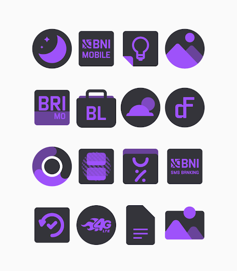 Violet – Purple Icon Pack screenshot