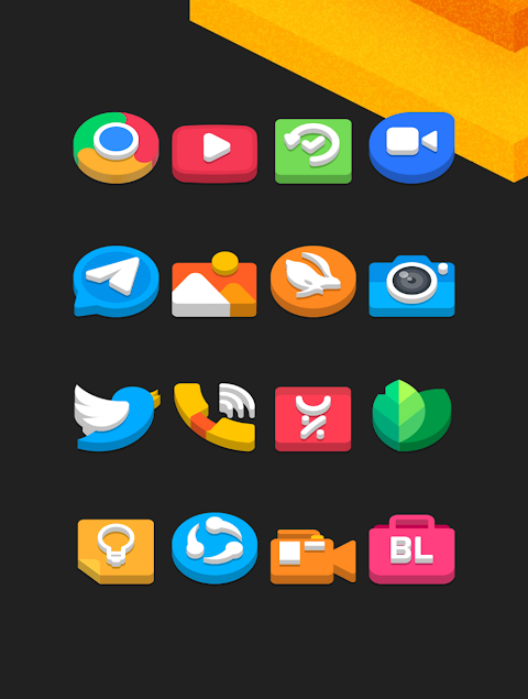 Flat 3D – Icon Pack screenshot