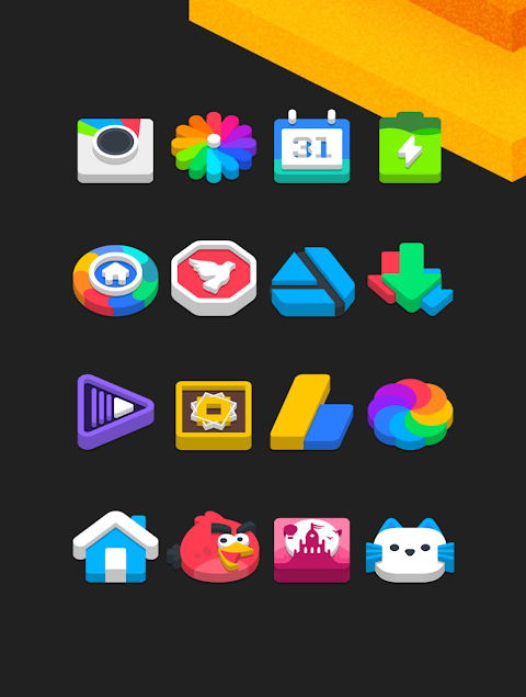 Flat 3D – Icon Pack screenshot