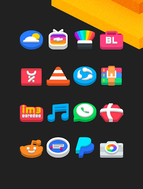 Flat 3D – Icon Pack screenshot