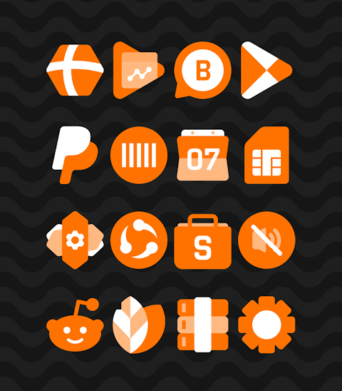 Orange – Icon Pack screenshot