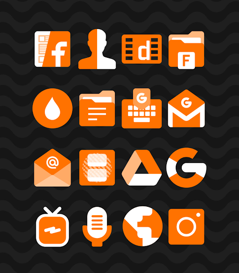 Orange – Icon Pack screenshot