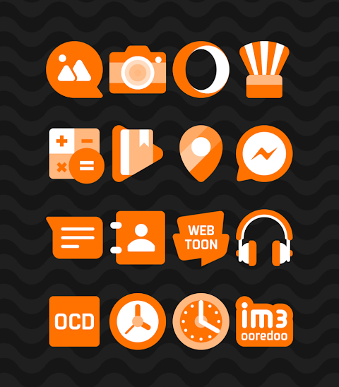 Orange – Icon Pack screenshot
