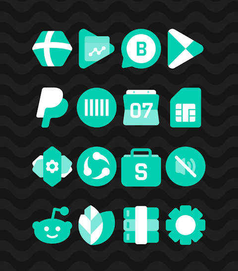 Turqoise – Icon Pack screenshot