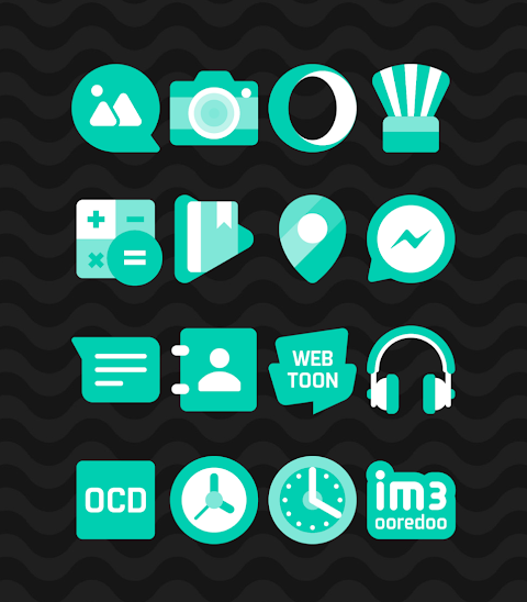 Turqoise – Icon Pack screenshot