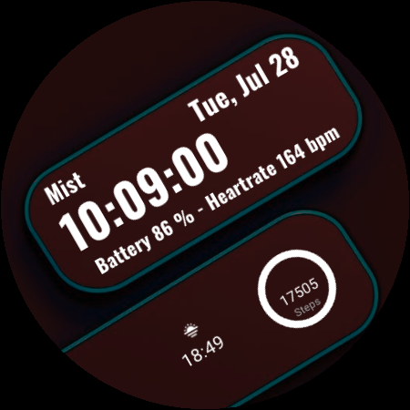 A108 KHIM Watch Face screenshot