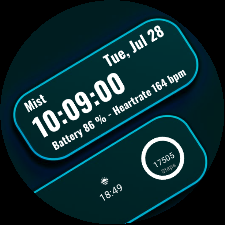 A108 KHIM Watch Face screenshot