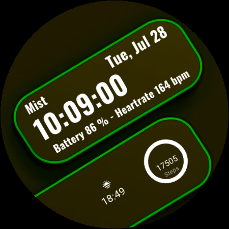 A108 KHIM Watch Face screenshot