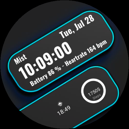 A108 KHIM Watch Face screenshot