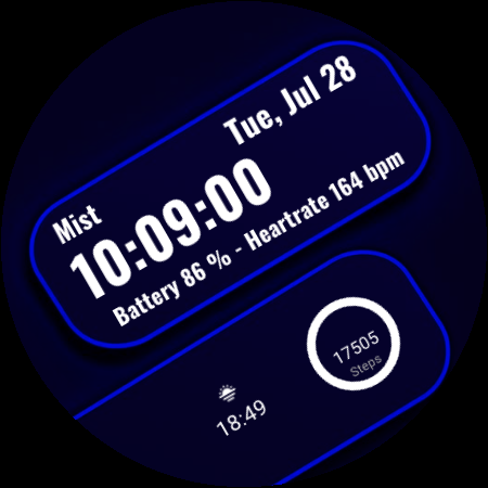 A108 KHIM Watch Face screenshot