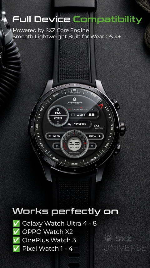 SXZ Aviation Watch Face screenshot
