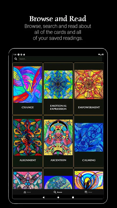 Frequency Guidance Cards screenshot