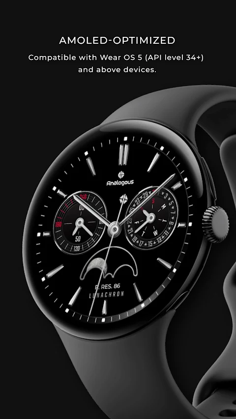 Lunachron Luxury Watch Face screenshot