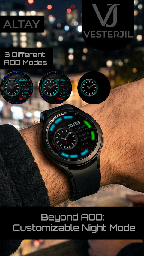 VJ ALTAY Hybrid watch face screenshot