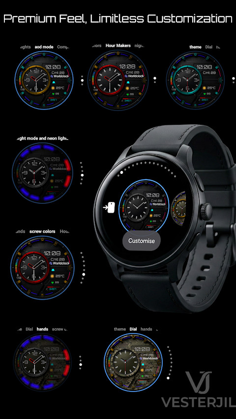VJ ALTAY Hybrid watch face screenshot