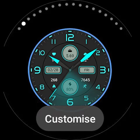 ZKin Watch Blue Firefly Quartz screenshot
