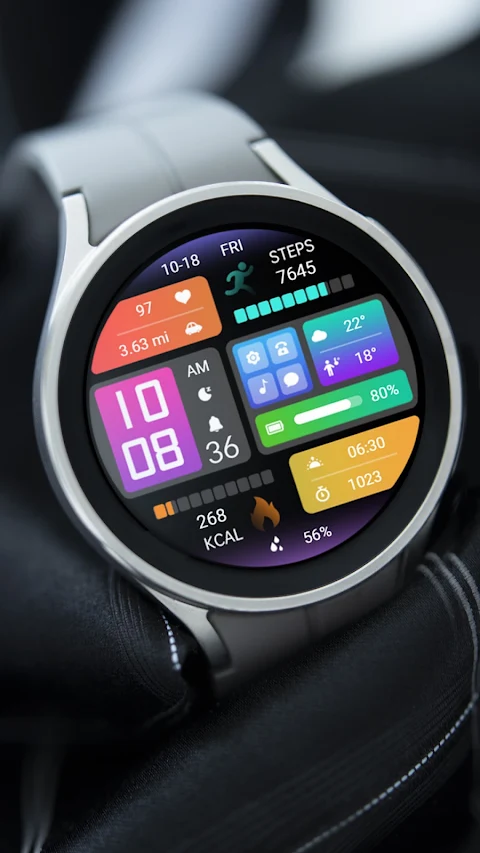 Colorful Homepage ZKin Watch screenshot