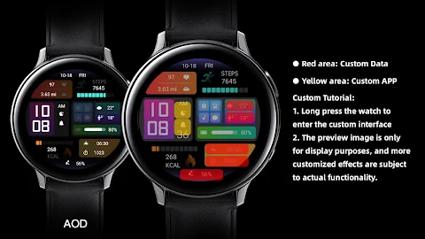 Colorful Homepage ZKin Watch screenshot