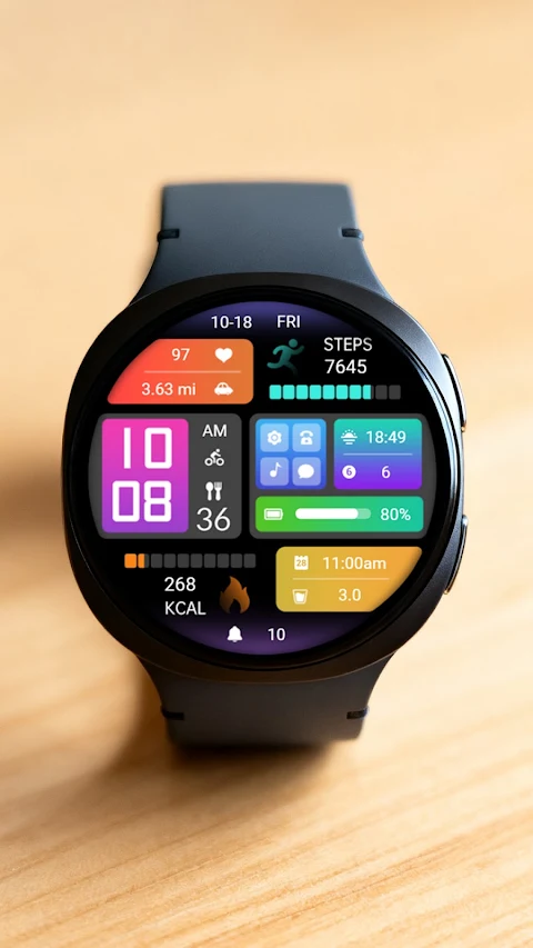Colorful Homepage ZKin Watch screenshot
