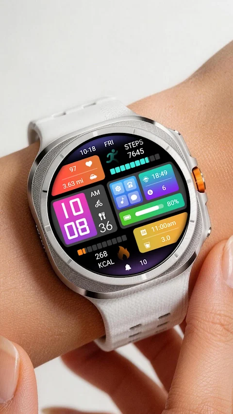 Colorful Homepage ZKin Watch screenshot