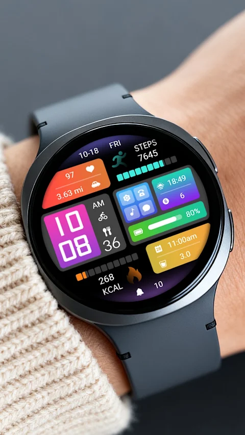 Colorful Homepage ZKin Watch screenshot