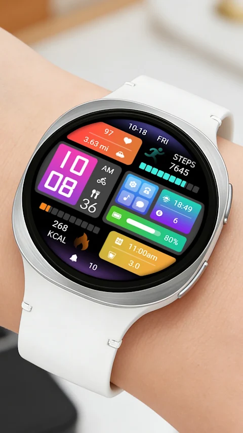Colorful Homepage ZKin Watch screenshot