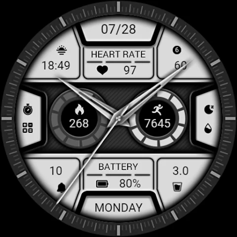 Grey Multifunctional ZKinWatch screenshot