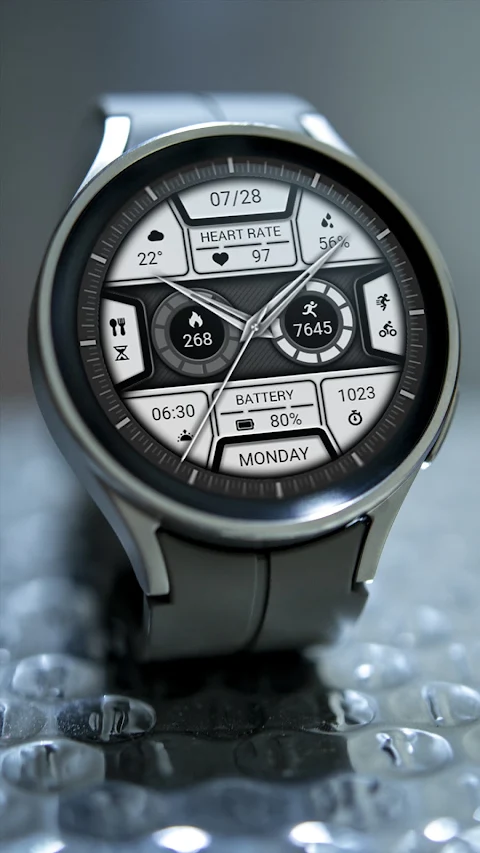 Grey Multifunctional ZKinWatch screenshot