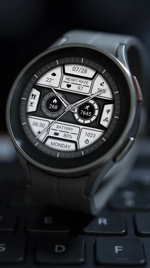 Grey Multifunctional ZKinWatch screenshot
